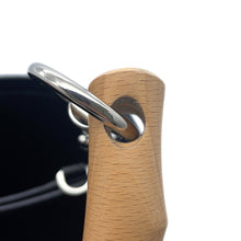 Load image into Gallery viewer, PRADA Tambour 2WAY Bucket Handbag White1BE048 Leather Wood