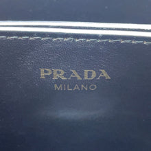 Load image into Gallery viewer, PRADA Tambour 2WAY Bucket Handbag White1BE048 Leather Wood