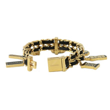 将图像加载到图库查看器中,CHANEL Premiere Bag Charm Tulle M Limited Edition H19.7mm×W15.2mm Gold Plated Leather Black DialH9859