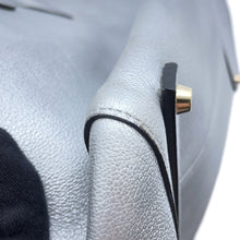 Load image into Gallery viewer, Dior Open Bar 2WAY Handbag Silver Leather