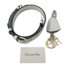 Load image into Gallery viewer, Dior Open Bar 2WAY Handbag Silver Leather