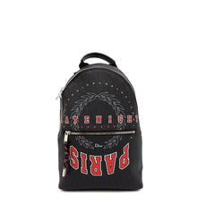 将图像加载到图库查看器中,Dior Logo Backpack Black Leather