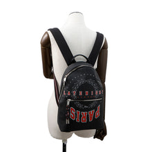 将图像加载到图库查看器中,Dior Logo Backpack Black Leather
