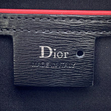 将图像加载到图库查看器中,Dior Logo Backpack Black Leather