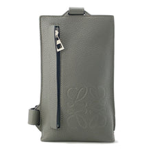 将图像加载到图库查看器中,LOEWE Vertical T-Pocket Crossbody Bag KhakiC500P02X02 Leather