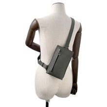 将图像加载到图库查看器中,LOEWE Vertical T-Pocket Crossbody Bag KhakiC500P02X02 Leather