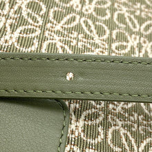 将图像加载到图库查看器中,LOEWE Amazonas GreenA039N08X02 Canvas Leather Size 28