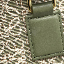 将图像加载到图库查看器中,LOEWE Amazonas GreenA039N08X02 Canvas Leather Size 28