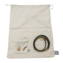 将图像加载到图库查看器中,LOEWE Amazonas GreenA039N08X02 Canvas Leather Size 28