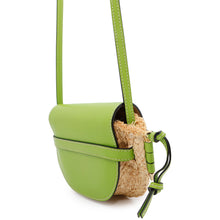 Load image into Gallery viewer, LOEWE Gate Mini Shoulder Bag Beige/Green329.13.U62 Raffia Leather