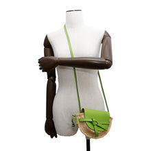Load image into Gallery viewer, LOEWE Gate Mini Shoulder Bag Beige/Green329.13.U62 Raffia Leather