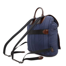 将图像加载到图库查看器中,Berluti Scritto Calligraphy Backpack Blue/Brown Nylon Leather