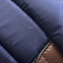 Load image into Gallery viewer, Berluti Scritto Calligraphy Backpack Blue/Brown Nylon Leather