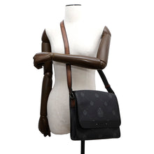 Load image into Gallery viewer, Berluti flâneur messenger bag Black PVC Leather Size PM