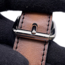 Load image into Gallery viewer, Berluti flâneur messenger bag Black PVC Leather Size PM