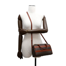 将图像加载到图库查看器中,SAINT LAURENT PARIS Baby Duffle 2WAY Handbag Brown533481 PVC Leather