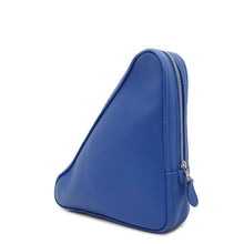 Load image into Gallery viewer, BALENCIAGA Triangle Clutch Bag Blue476976 Leather