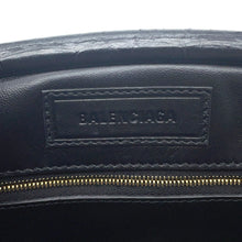 Load image into Gallery viewer, BALENCIAGA Frame bag Black673116 Embossed Leather