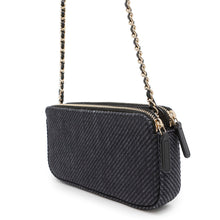 Load image into Gallery viewer, CHANEL Deauville Chain Wallet BlackA81978 Canvas