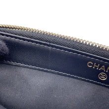 Load image into Gallery viewer, CHANEL Deauville Chain Wallet BlackA81978 Canvas