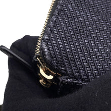 Load image into Gallery viewer, CHANEL Deauville Chain Wallet BlackA81978 Canvas