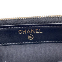 Load image into Gallery viewer, CHANEL Deauville Chain Wallet BlackA81978 Canvas