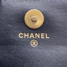 将图像加载到图库查看器中,CHANEL Matelasse Ball Chain Mini Pouch Black Lambskin