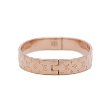 Load image into Gallery viewer, LOUIS VUITTON ★Cuff Nanogram Size S Pink GoldM00253 Metal