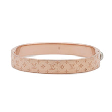 Load image into Gallery viewer, LOUIS VUITTON ★Cuff Nanogram Size S Pink GoldM00253 Metal