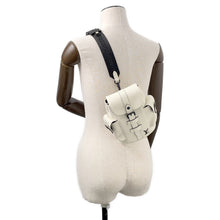 Load image into Gallery viewer, LOUIS VUITTON Christopher WhiteM58493 Taurillon Leather Size XS