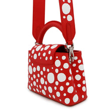 将图像加载到图库查看器中,LOUIS VUITTON LV × YK Capucines RedM21692 Calf Leather Infinity Dot Size MINI