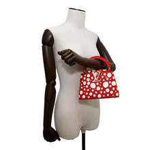 Load image into Gallery viewer, LOUIS VUITTON ★LV × YK Capucines RedM21692 Calf Leather Infinity Dot Size MINI