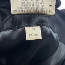将图像加载到图库查看器中,GUCCI Baseball cap Size M Black729349 Mohair 78% Wool 16% Nylon6%