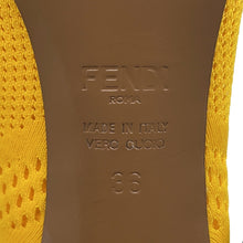 Load image into Gallery viewer, FENDI knitted boots Yellow Knit Size 36