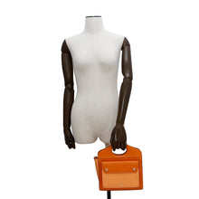 Load image into Gallery viewer, BURBERRY ★Pocket bag 2WAY Handbag Orange Leather