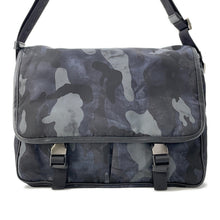 将图像加载到图库查看器中,PRADA Messenger bag Navy/BlackVA0768 Nylon Leather