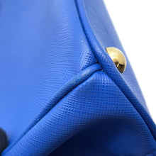 Load image into Gallery viewer, PRADA Galleria 2WAYHandbag Blue1BA863 Leather