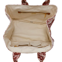 Load image into Gallery viewer, PRADA Canapa Tote Bag White/BordeauxB1872B Canvas