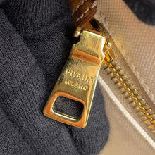 将图像加载到图库查看器中,PRADA Canapa Tote Bag White/BordeauxB1872B Canvas