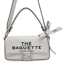 Load image into Gallery viewer, FENDI Marc Jacobs collaboration Mamma Bucket White8BR600 Leather