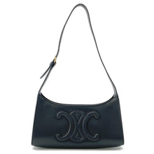 将图像加载到图库查看器中,CELINE Cuir Triomphe One Shoulder Bag Black198153DU3.38NO Leather