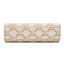 将图像加载到图库查看器中,CELINE Triomphe Vertical Cabas White194372BZK.01BC PVC Leather Size Mini
