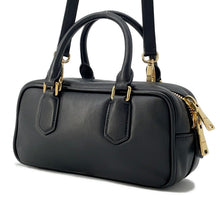 将图像加载到图库查看器中,MIUMIU Arkady 2WAY Handbag Black5BB142 Leather Size Small