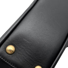 将图像加载到图库查看器中,MIUMIU Arkady 2WAY Handbag Black5BB142 Leather Size Small