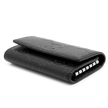 Load image into Gallery viewer, GUCCI ★GG Embossed 6-Key Case Black625565 Leather