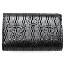 Load image into Gallery viewer, GUCCI ★GG Embossed 6-Key Case Black625565 Leather