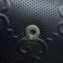 将图像加载到图库查看器中,GUCCI GG Embossed 6-Key Case Black625565 Leather