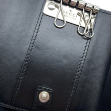 Load image into Gallery viewer, GUCCI ★GG Embossed 6-Key Case Black625565 Leather