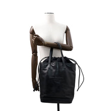 将图像加载到图库查看器中,SAINT LAURENT PARIS Teddy Tote Bag Black572673 Leather