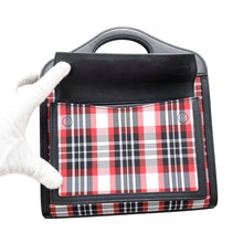 Load image into Gallery viewer, BURBERRY ★Pocket bag 2wayShoulder Black/Red8035841 Nylon Leather